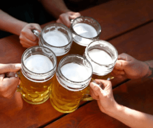 Clinking Glasses with Beer — Waukegan, IL — Daniels, Long & Pinsel, LLC
